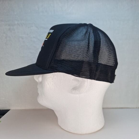 Vintage Funny Liquor Trucker Hat Cap Mesh Snapback Black "I Drink" - Picture 3 of 6
